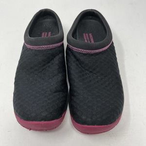 Merrell Breeze Womens Shoes Black Pink Size 8.5 Select Fresh Slip-On Clog
